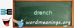 WordMeaning blackboard for drench